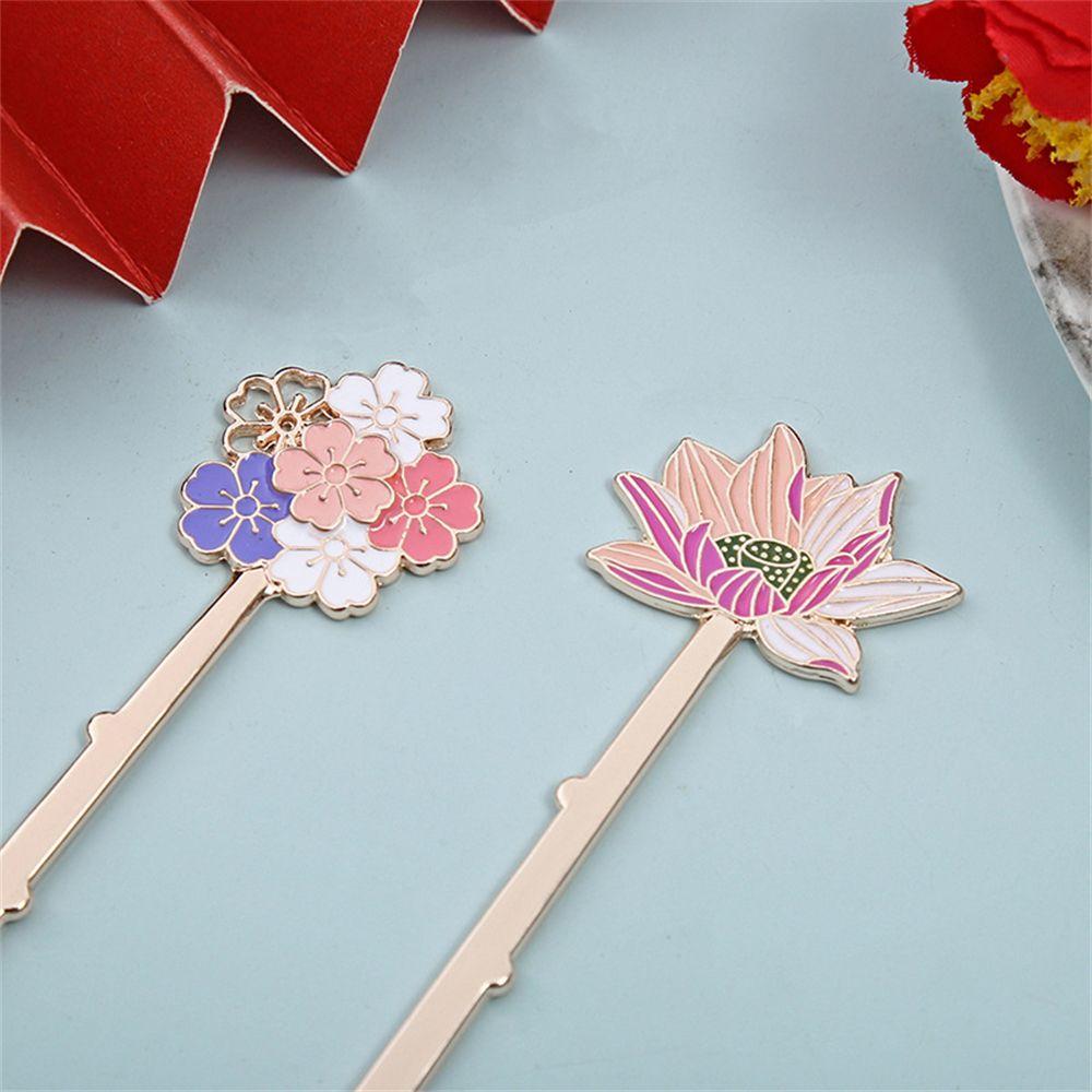 Special Lotus Flower School Supplies Students Page Label Reading Assistant Book Support Bookmarks