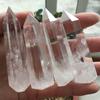 Natural White Clear Quartz Crystal Point Healing Wand Mineral Ornament Specime