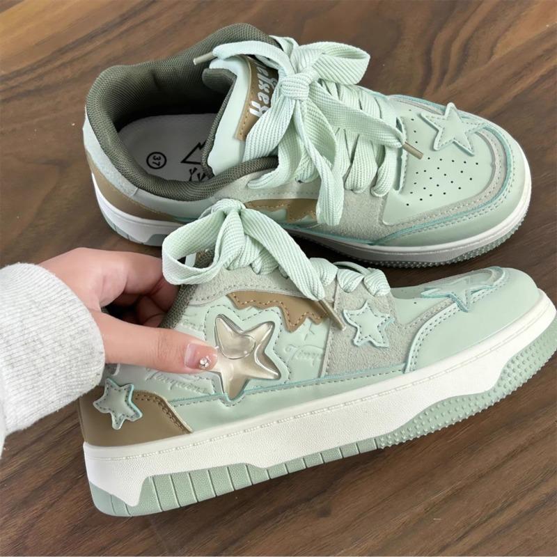 Модные женские кроссовки на платформе весна-осень универсальные повседневные туфли на шнуровке с плоской подошвой для ходьбы на толстой подошве из вулканизированной ткани