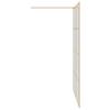 Walk in Shower Screen Gold 140 x 195 cm Tempered Glass