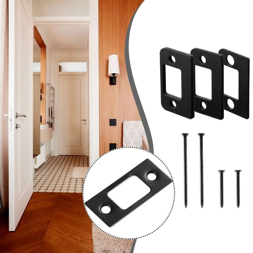 Universal Standard Deadbolt Restorer Strike Plates Stainless Steel Spacer Access Blocking