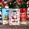 10/30pcs Christmas Gift Bags Cartoon Plastic Candy Cookie Packaging Bag Navidad Decoration for Home Kids New Year Gift