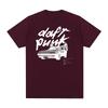 Daft Punk Винтажная футболка Графическая Y2k Французская электронная музыка Хлопок Унисекс Футболка Новая ФУТБОЛКА Женские топы