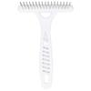 Two Row Teeth Double Row Rake Comb Metal Pins Undercoat Rake Pet Dematting Rake  Home Pet Grooming