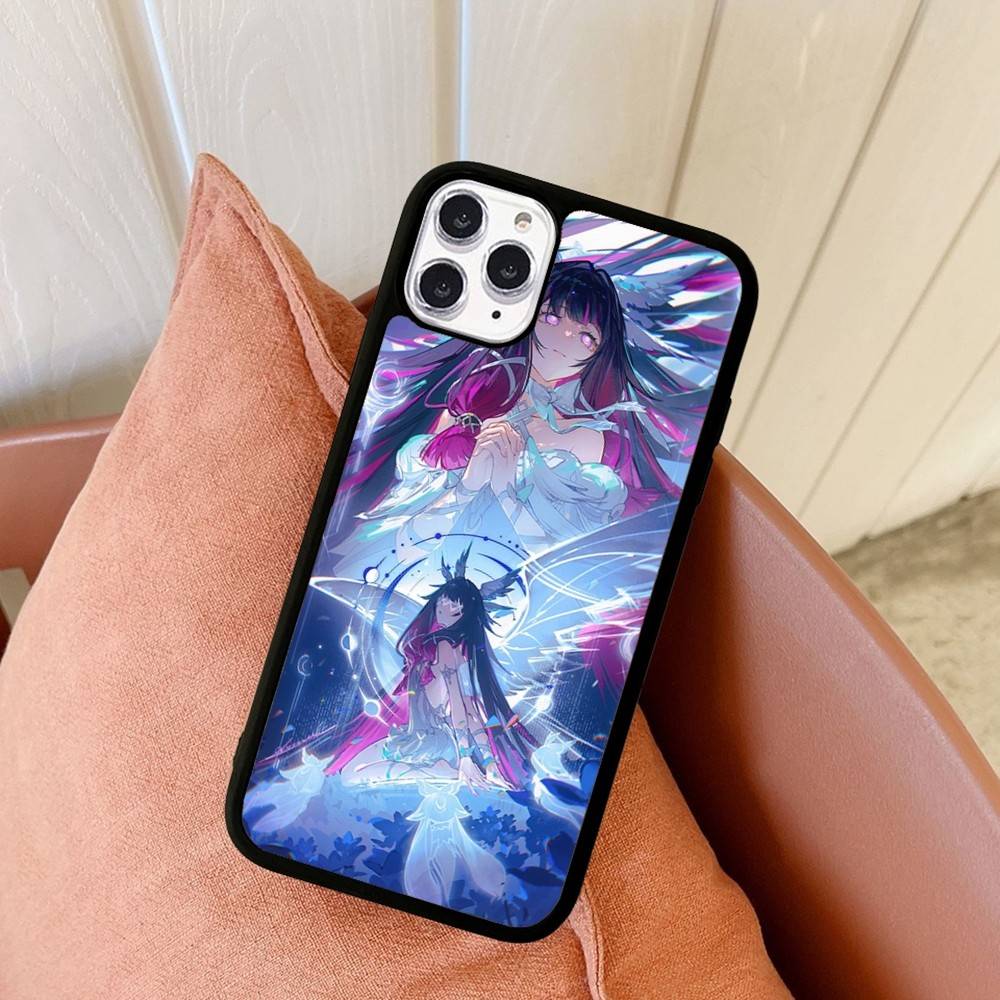 Genshin Impact Коломбина Для iPhone 11 12 13 14 15 16 17 Pro Max Plus TPU+PC Ударопрочные Задние Чехлы для Телефона