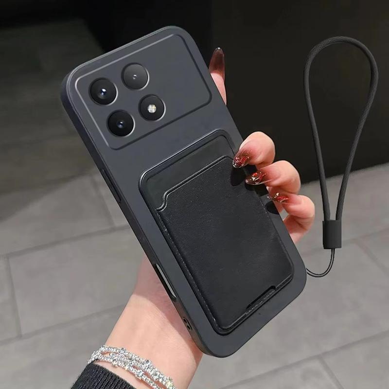 Силиконовый Чехол-Кошелек с Держателем для Карт для XiaoMi Redmi 12C A A3 Note 14 13 12 Pro Plus 11 10 9 8