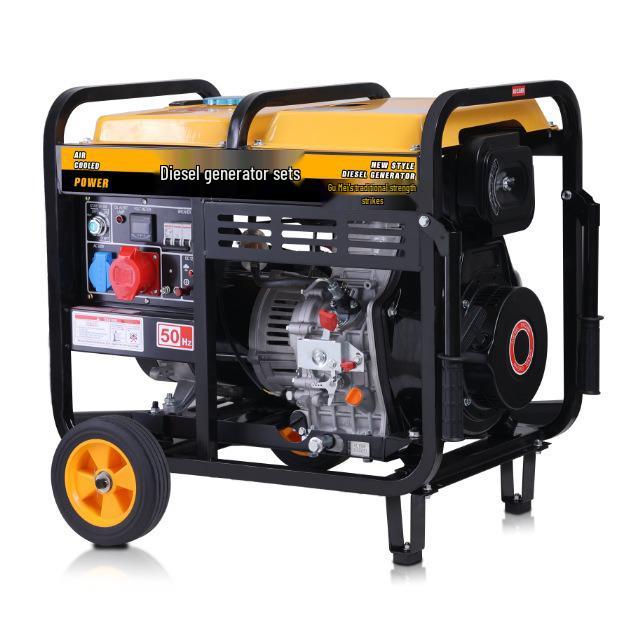 3KW-8KW Portable Diesel Generator: Small 220V Three-Phase for Home & Outdoor Use