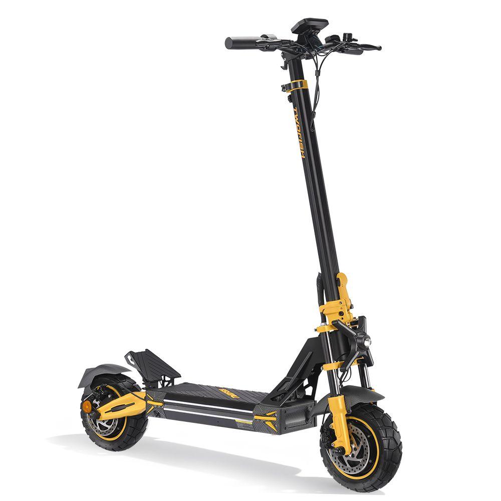Электросамокат складной Twofish TW3 Pro 1000Втx2 Мотор 11" Колесо Двойные дисковые тормоза 52В 23Ач С NFC разблокировкой Макс. нагрузка 120 кг