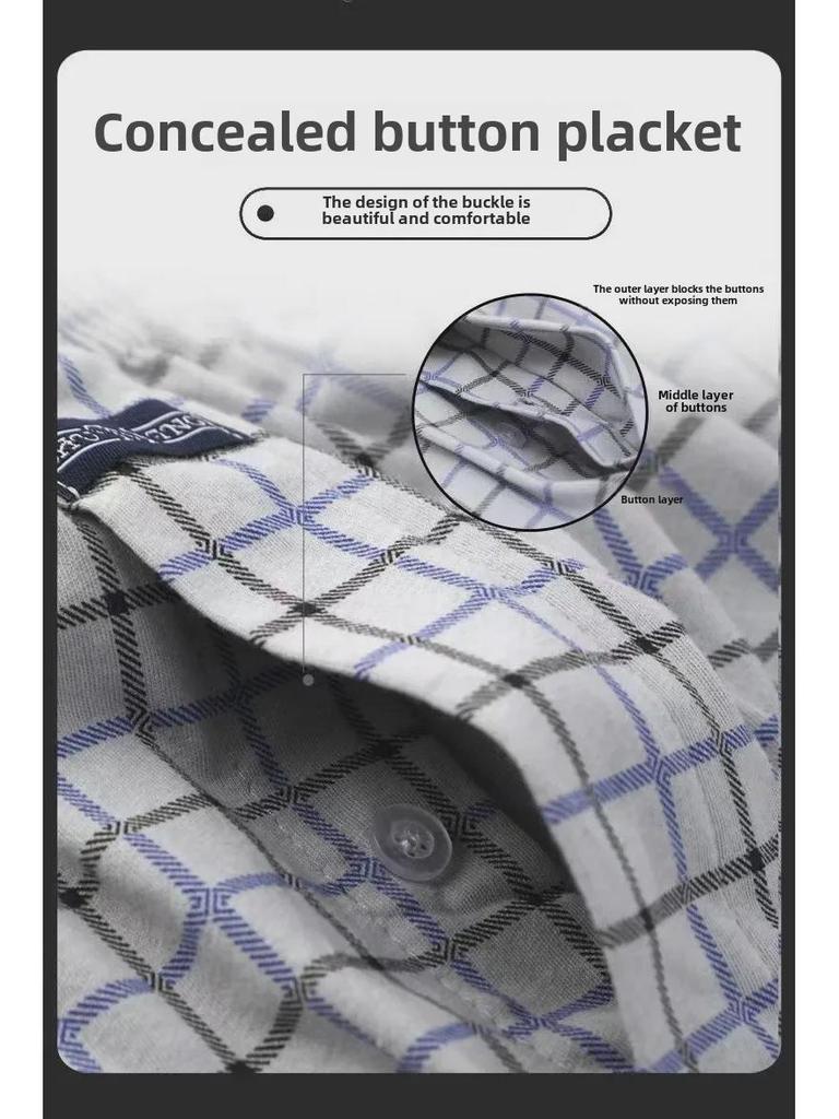 Мужские свободные хлопковые трусы-боксеры для людей среднего и пожилого возраста - летние шорты большого размера