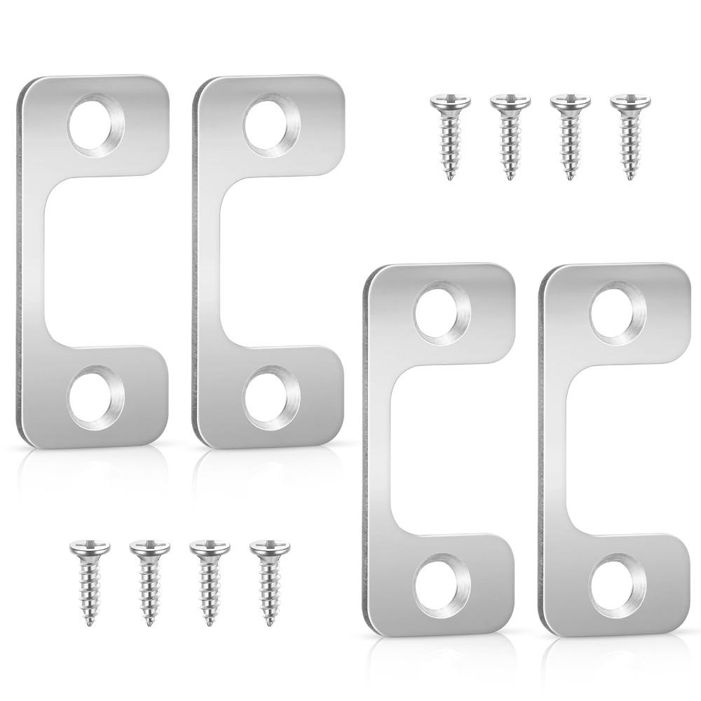 Reinforced Security Door Protector Solid Iron Construction Door Lock Plate Home Security