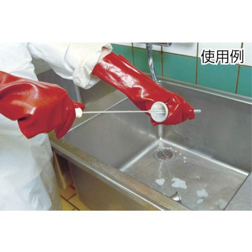 Kyowa Clean Pipe Brush, Red, 35mm Diameter, Vikan Pipe Cleaner, 53774