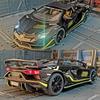 1:24 Lambor SVJ63 Литой Металлический Модель Суперспортивного Автомобиля Diecasts Металлическое Литье Звук Свет Функция Оттяжки Игрушки Для Детей Транспортные Средства