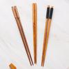 Handmade Japanese Natural Wood Chopstick, Spoon and Fork Set with Gift Pocket, Bamboo Chopstick Dropshipping, 1Pairs