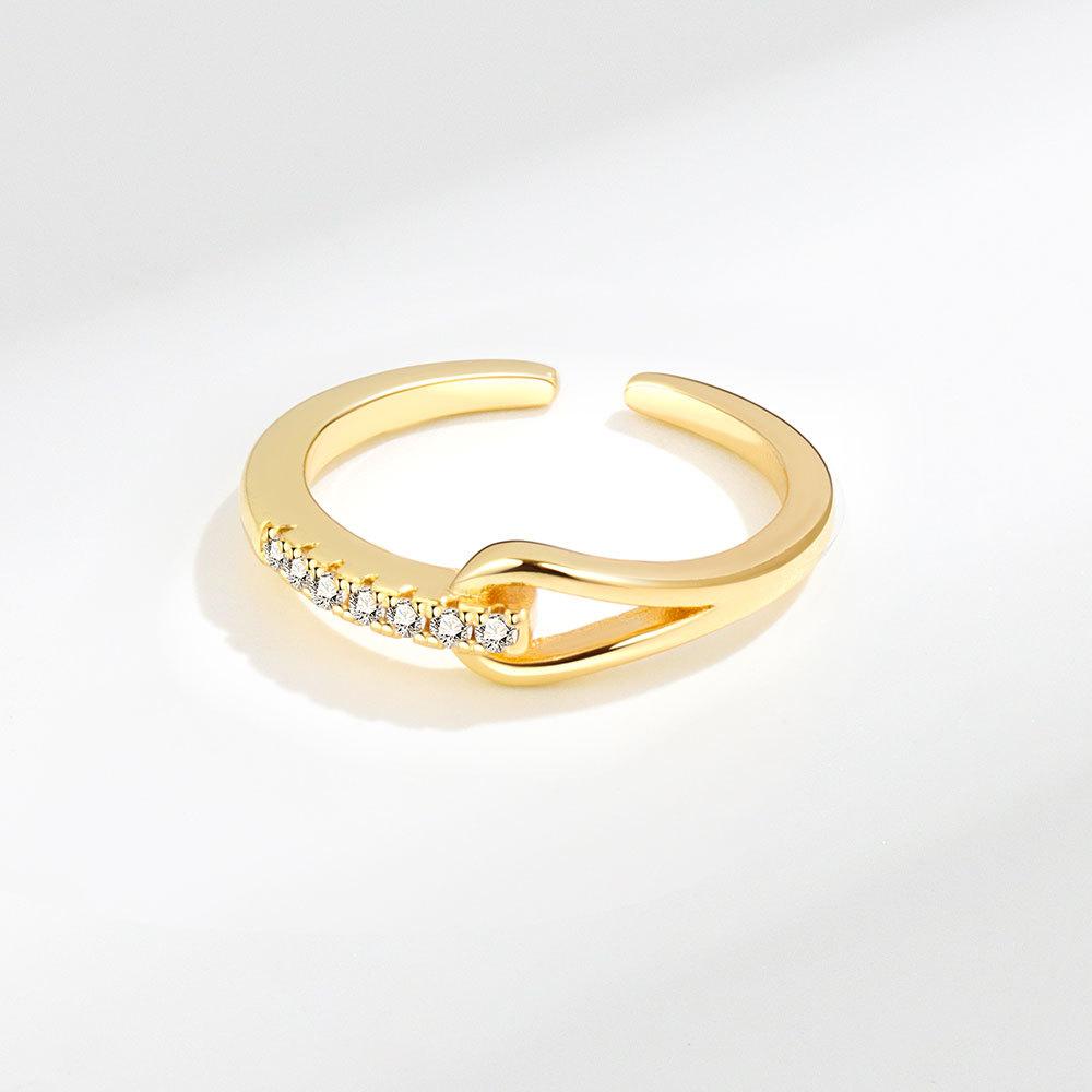 Классическое кольцо Lindon из медного сплава с цирконием, женские ювелирные изделия, свадебный подарок для вечеринки