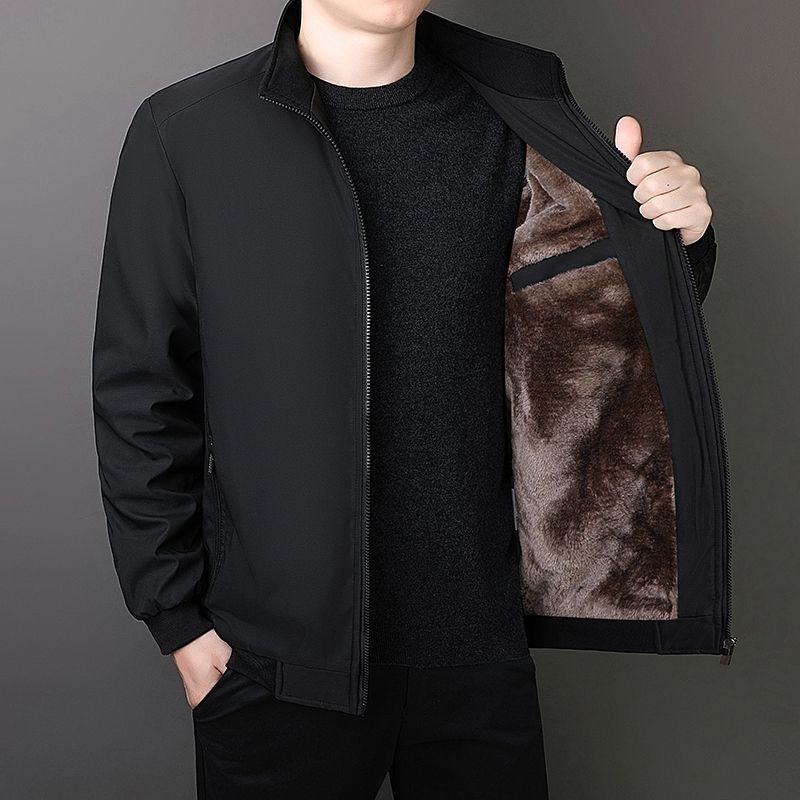 Men's Jackets, Autumn and Winter Thickened Middle-aged and Elderly Winter Clothes, Men's Jackets, Men's Cotton Jackets
