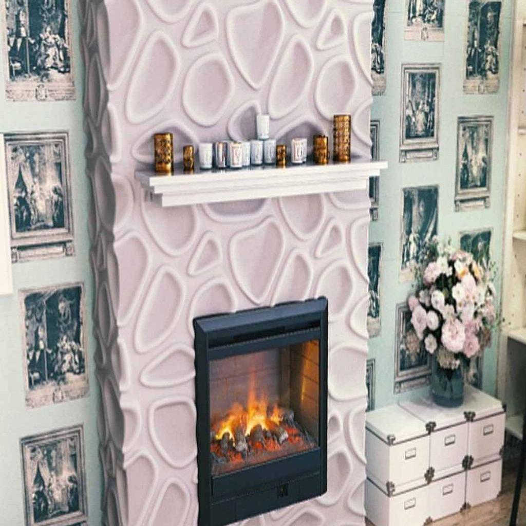 3D стеновая панель Форма для гипсовой, гипсовой или бетонной плитки для декоративных стеновых панелей "Капсула"