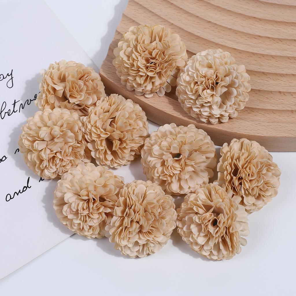 5/10/20Pcs 4cm Hydrangea Artificial Flowers Head For Wedding Party Home Room Decoration Christmas Gift Accessories Silk Flowers