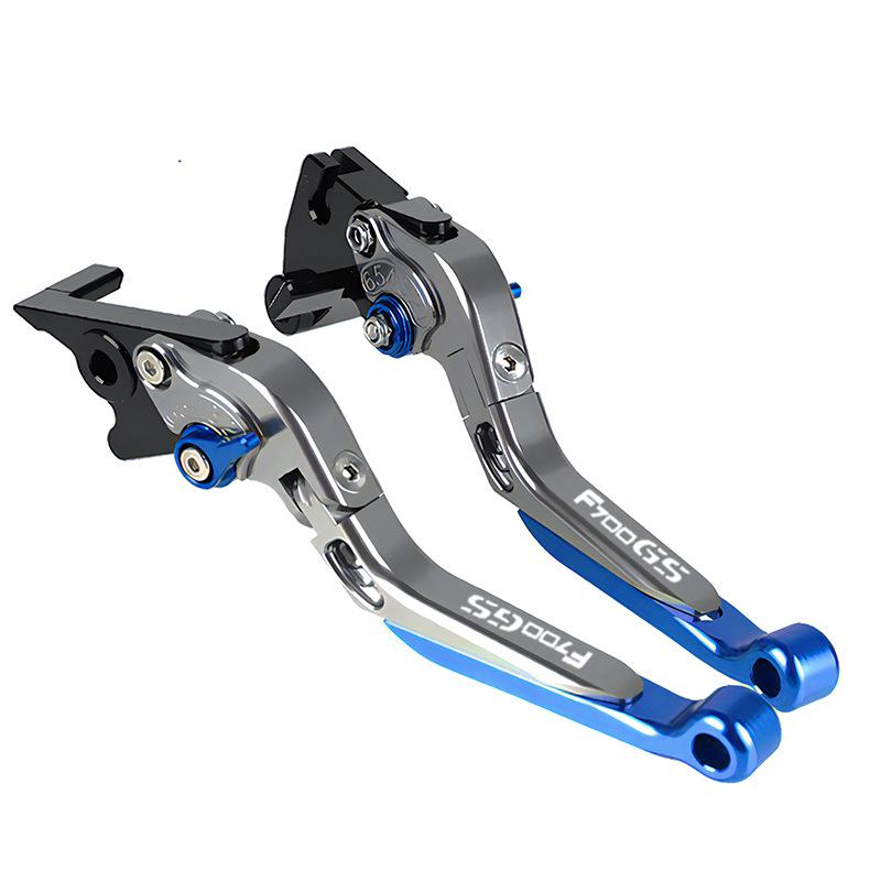 Folding Bullhorn Brake Clutch Levers for F700GS, F650GS Dakar, Scarver (Modified Telescopic)