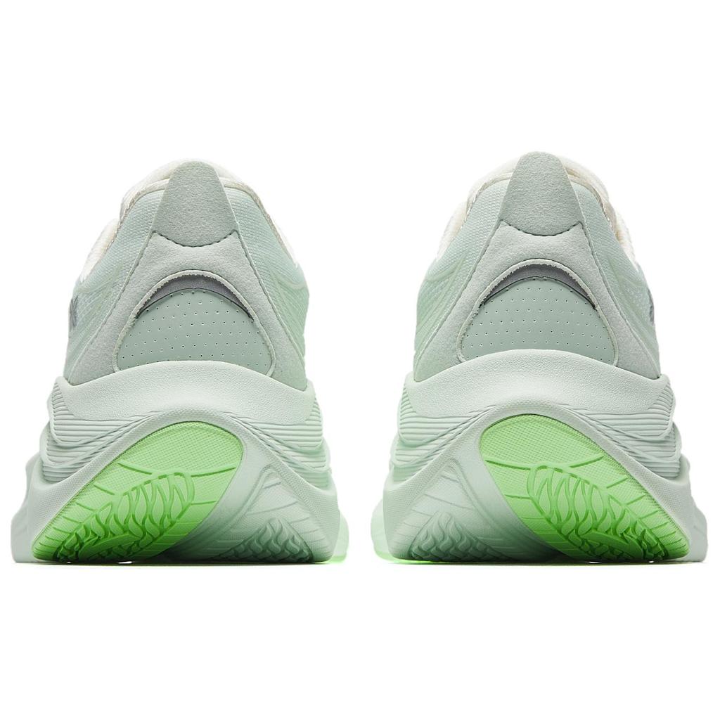 Anta Кроссовки Leaf 6 Fashion Comfortable Rebound Increased Height Lightweight Breathable Low-Top Casual Running Shoes Women sneakers White Green 922515517-5