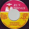7inch Record WAYNE LONESOME & TIGER - Watch Yuh Mouth RT039 Run Things 2000 Jamaica Reggae, Ska & Dub Used