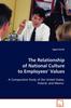 Книга The Relationship of National Culture To Employees` Values
