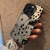 Черно-белый узор-коллаж с элементами покера чехол для телефона Для iPhone 11 12 13 14 15 16 17 XS XR X 12 13 Plus Pro Max SE серии