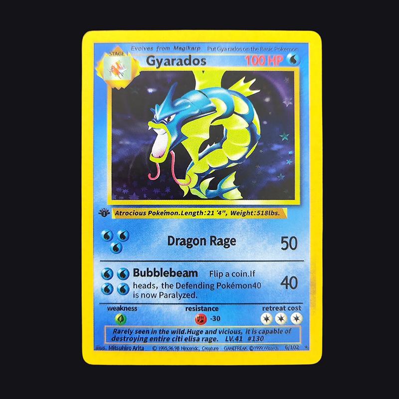 1999 POKEMON Английская ИГРА 1-Е ИЗДАНИЕ Чаризард Бластойз Вэнчузавр Голографическая Аниме Игра Коллекционная Карточка Игрушка