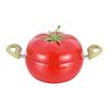 Nonstick Soup Pot Milk Pot Pasta Can Tomato-Shaped Cocotte Cooking Pot for Stewing Frying And Poaching Cute Vegetable Shape Electric Stove Pan
