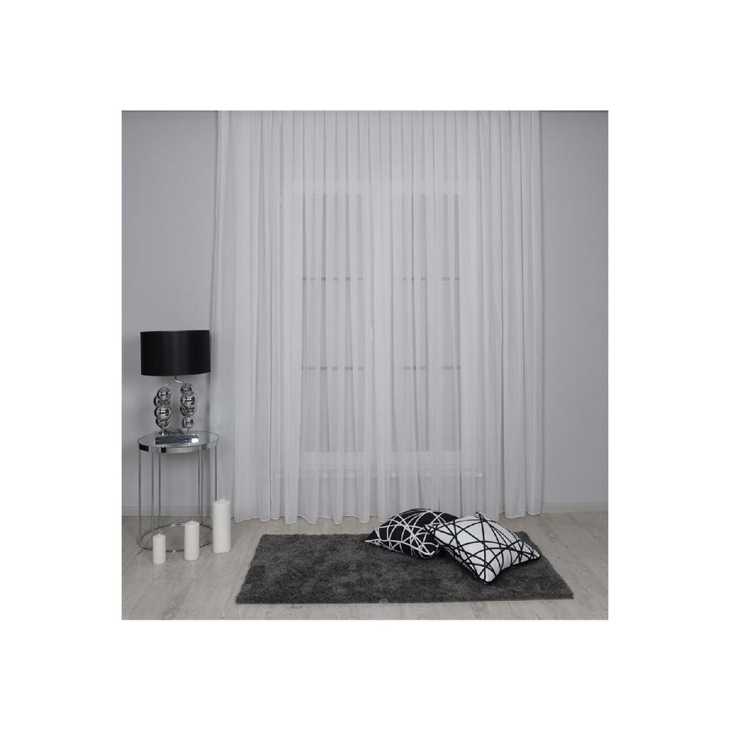 Плоская плиссированная тюль из микро-шелковой вуали кремового цвета