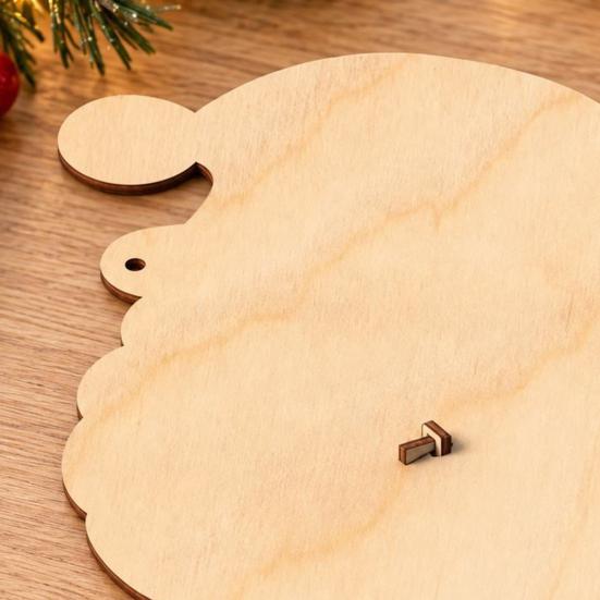 Rustic Holiday Decor Christmas Advent Calendar Wooden Hanging Sign, 24 Days Welcome Sign with Rope, Decorative Wall Santa Countdown Decorations