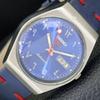 JAPAN VINTAGE SEIKO 5 AUTOMATIC 6319A MENS ARABIC BLUE DIAL WATCH A701418-5 R206b-a701418