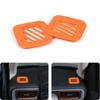 2PCS Orange Inner Dashboard Air Outlet Trim Frame For Ford Maverick -