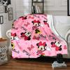 Minnie Mouse Fabric Blanket Soft Throw Blanket For Home Bedroom Bed Sofa Travel Office Solid Christmas Blanket