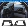 2Pcs Car Carbon Fiber Style Side Air Conditioning Vent Trim Fit for BMW 3/4 Series F30 F31 F32 F36-2013-2019