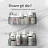 Стеллаж для хранения в ванной и туалете, кухонные корзины, ванна, унитаз, умывальник, без перфорации, настенная настенная стеллаж для хранения, организация