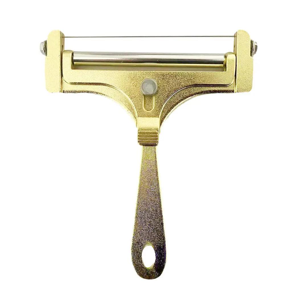 Cheese Slicer With Stainless Steel Wire & Roller Adjustable Kitchen Manual Slicer Cheese Butter Grater Thickness Cutter Che W9L5