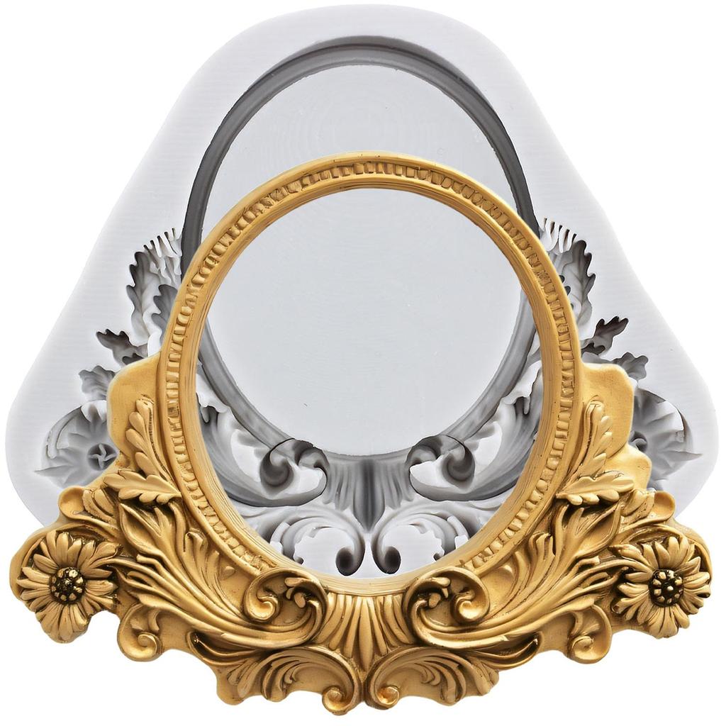 Picture Frame Silicone Molds Photo Frame Fondant Mold Cake Decorating Tools Cupcake Topper Candy Resin Clay Chocolate Gumpaste Mold