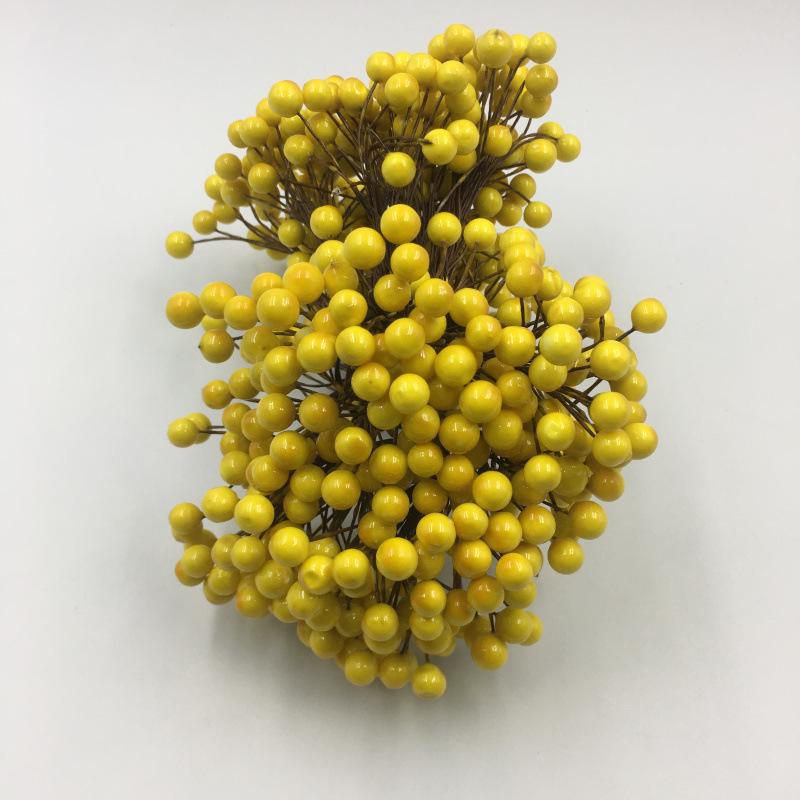 8mm Double-Headed Berry Branches for Christmas Wreaths & Wedding Candy Box Decor