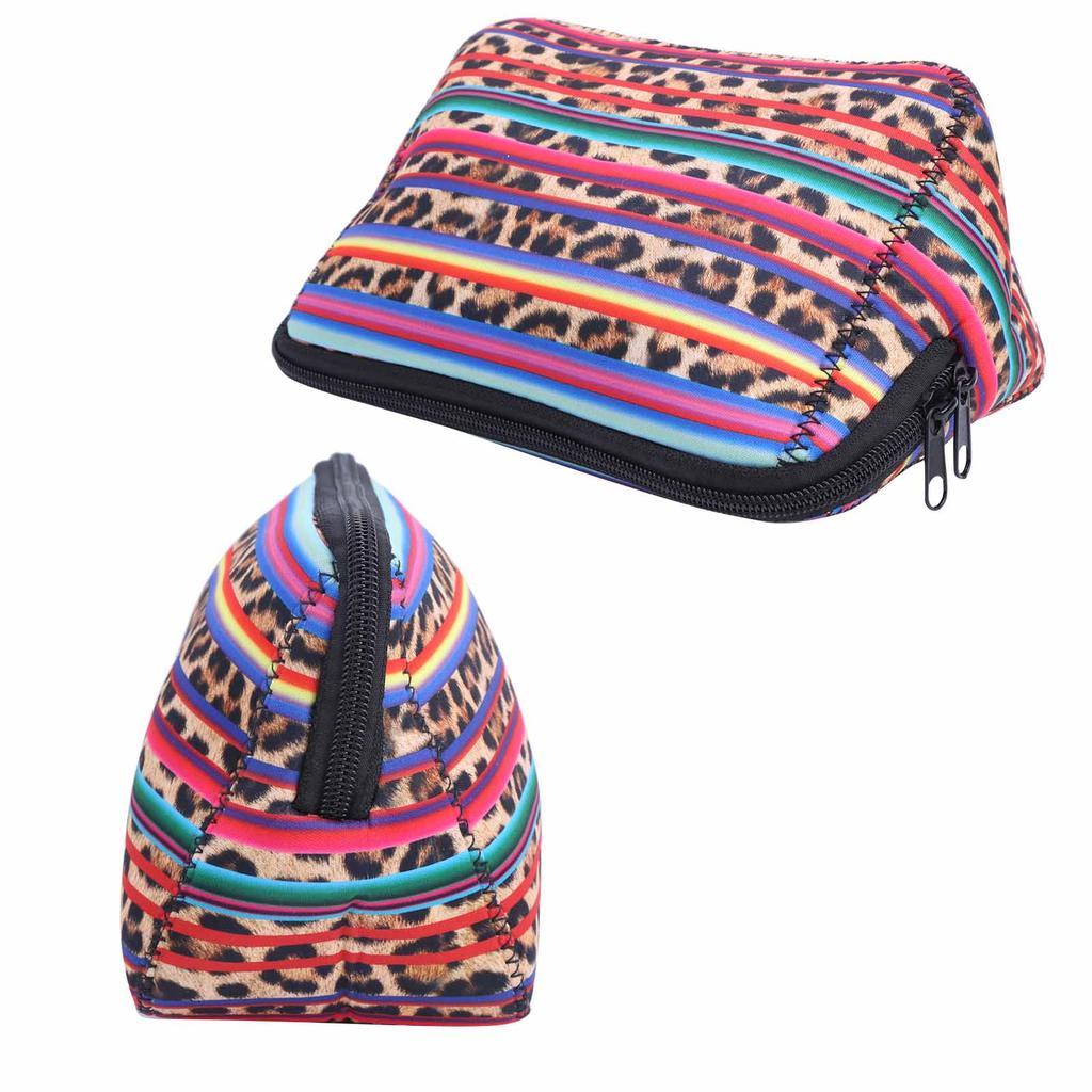2pcs Outdoor Travel Neoprene Cosmetic Bag Makeup Case Pouch Portable Handbag OrganizerNo.6