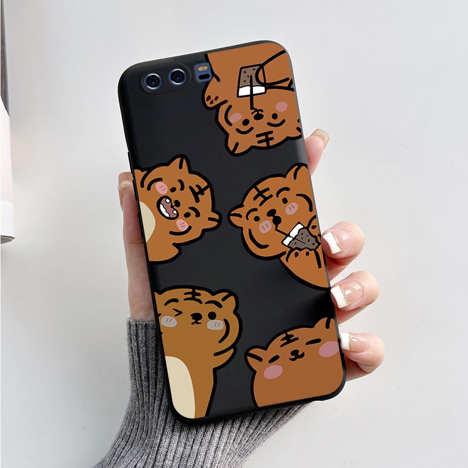 Silicone Back Cover for Huawei P10 Plus Soft Cute Rabbit Panda TPU Bumper Protective Phone Case HuaweiP10 P10Plus Fundas Housing