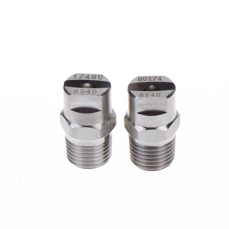 2Pcs Bspt High Pressure Flat Fan Nozzle 65 Degree Hvv Water Spray Nozzle For Cleaning