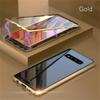 360Магнитный Металлический Защитный Чехол для Телефона Для Samsung A16 A26 A36 A56 A55 A54 A53 A52 A37 Высококачественная Двусторонняя Стеклянная Крышка