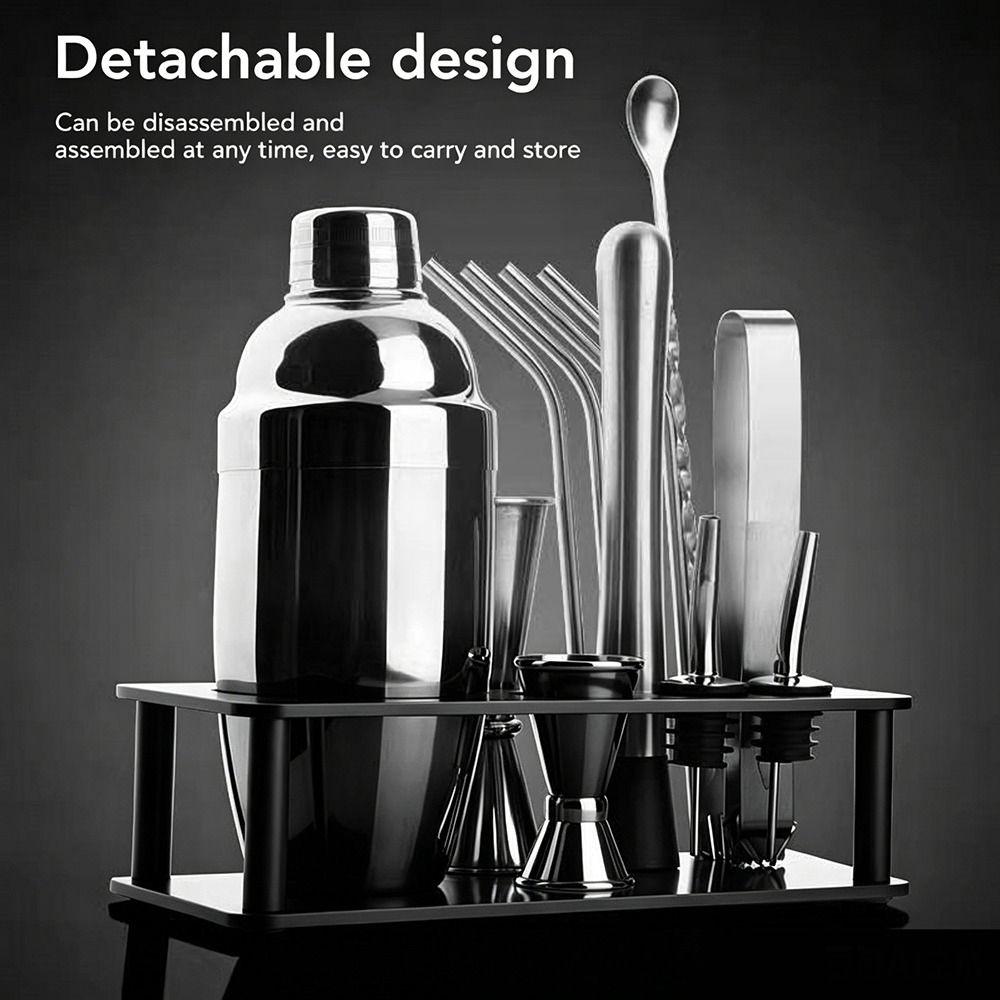 Detachable Tool Holder Durable Cocktail Shaker Stand Space Saving Bar Tool Stand Hotel