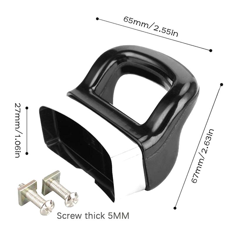 2PCS Bakelite Pot Handles Replacement Side Handles Bakelite Pot Ear Anti-scalding Pan Handles for Soup Pot Milk Pot Steamer