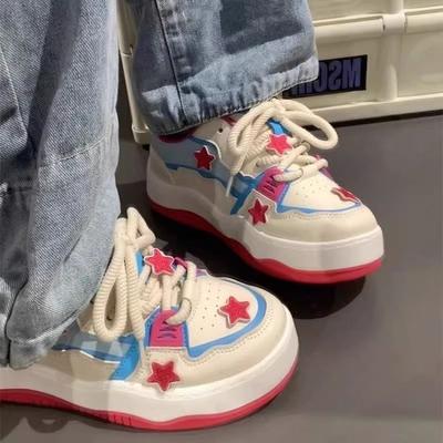 Взрывная звездная обувь женская осенняя новая дышащая универсальная звездная обувь студенческая спортивная обувь повседневная обувь