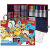 Mallette de coloriage - CRAYOLA - Inspiration Art Case Pokémon - 125 pièces - Rangement intégré