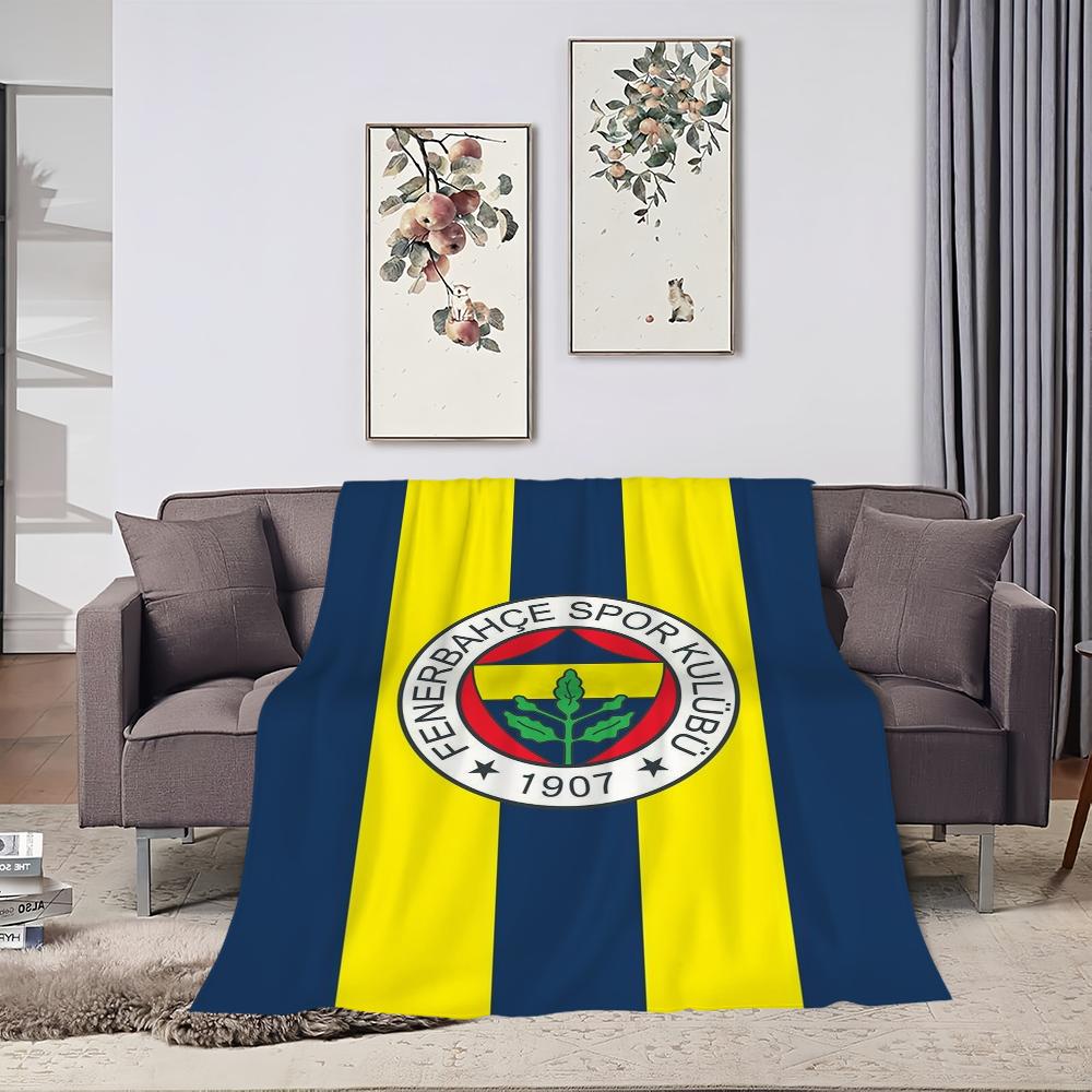 F-F FenerbahceS Skicomfort теплая Мягкое Домашнее Детское Одеяло для Ланча Подходит для Гостиной Офиса Ежедневных Поездок Подарки