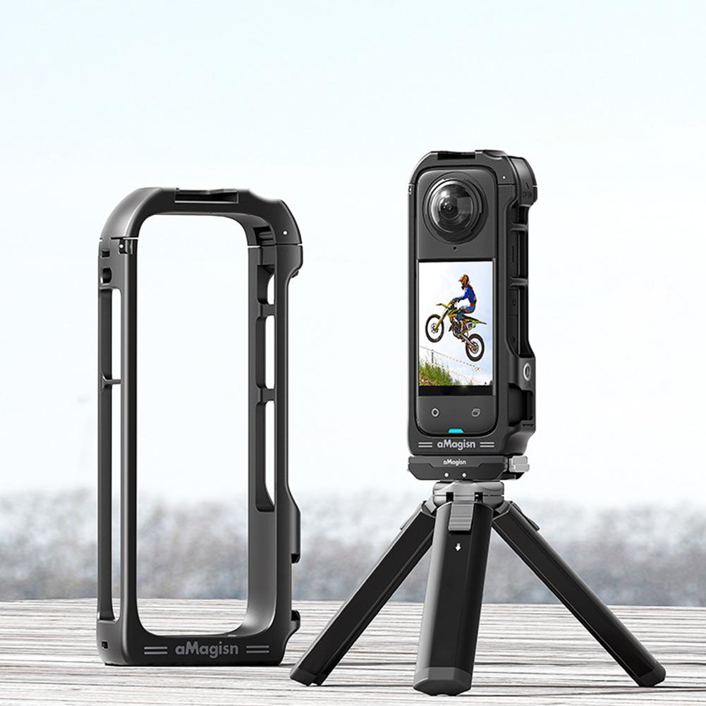 Для Insta360 X4 Защитная Рамка Магнитная Рамка с Быстрым Креплением Аксессуары Клетка-Рамка для Спортивной Камеры Insta 360 X4