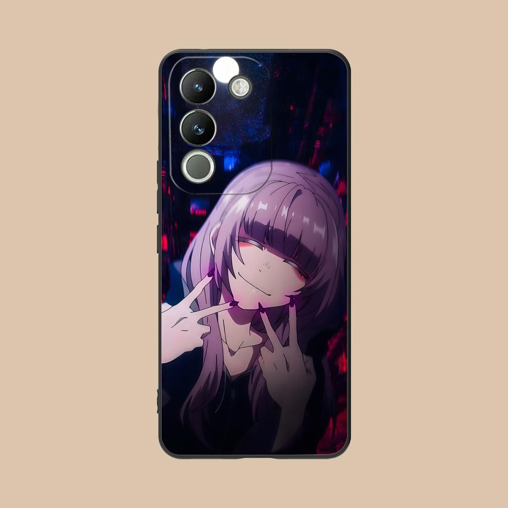 Чехол-бампер из матового ТПУ Night Nazuna для мобильного телефона VIVO Y77 76 75 74 73 72 58 56 55 51 50 38 36 Y19 Y18 Y03 Y01 5G Цветной чехол