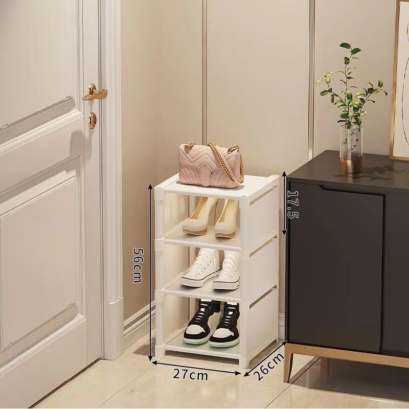 Shoe Rack Multi-layer Storage Rack Household Simple Door Indoor Storage Rack Household Dustproof Multi-purpose Shoe Cabinet